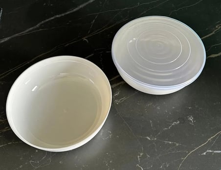 2 Adet 2350 ml Kapaklı ve Kapaksız Chef Kase Seti 2 Parça