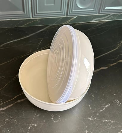 2 Adet 2350 ml Kapaklı ve Kapaksız Chef Kase Seti 2 Parça