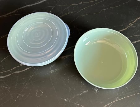 2 Adet 2350 ml Kapaklı ve Kapaksız Chef Kase Seti 2 Parça Yeşil Renk
