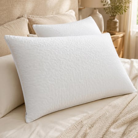 Nonwoven 2 ADET Kapitone Yastık Alezi 50x70 cm Kapitoneli Fermuarlı Yastık Alezi Yastık Koruyucu Kılıf