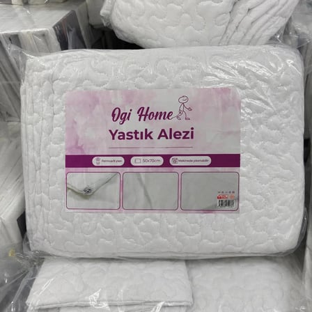Mikro Kapitone Yastık Alezi 50x70 cm Mikro Kapitoneli Kumaş Fermuarlı Yastık Alezi Yastık Koruyucu Kılıf