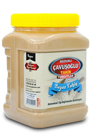 Az Kavrulmuş Beyaz Tahin Bozkır Tahini 930 gr X 6 Adet