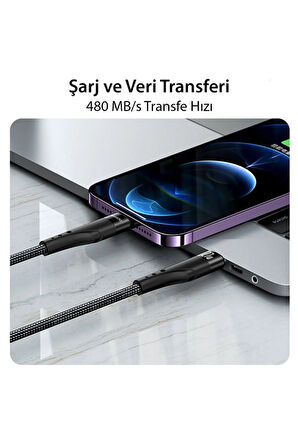 Apple İphone 5 5s 6 6s SE 2020 Lightning Şarj KAblosu 3Metre 27W