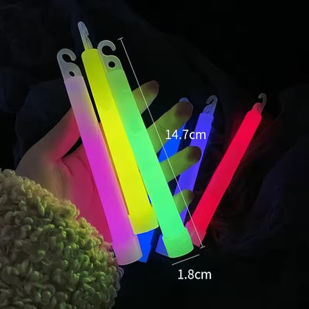 Festival Gereci Konser Ürünü Turuncu Renk Karanlıkta Yanan Asılabilir Glow Stick Lamba 1 Adet
