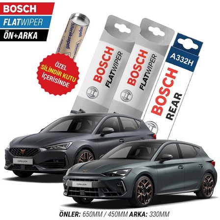 Cupra Leon Ön Arka Silecek (2021-2023) Bosch Aeroeco