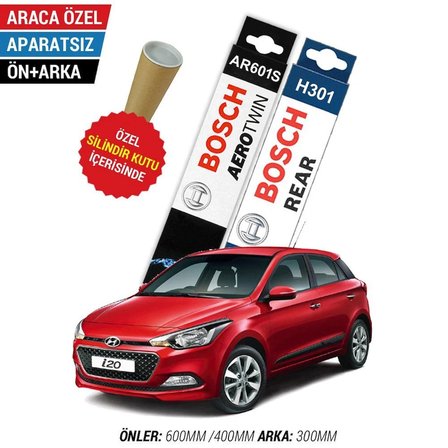 Hyundai i20 Ön Arka Silecek (2015-2020) Bosch Aerotwin