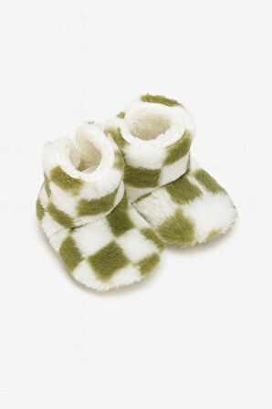 Çocuk ve Bebek Panduf, Kışlık Peluş Bot, Yumuşak, Sıcak Tutan, Kaymaz Tabanlı Ev İçi Patik, Ev Botu