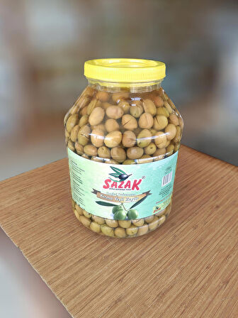 Yeşil Kırma Zeytin Mut Zeytini(  İri Taneli  )5 lt Pet