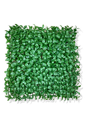 YAPAY YEŞİL LİMON YAPRAĞI BİTKİ DUVAR KAPLAMA 50X50 CM