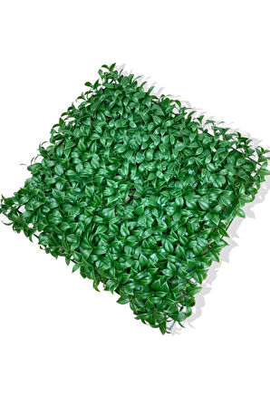 YAPAY YEŞİL LİMON YAPRAĞI BİTKİ DUVAR KAPLAMA 50X50 CM