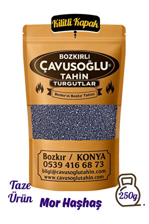 Mavi Mor Haşhaş 250g (Afyon Bölgesi)