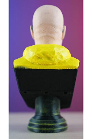Walter White Breaking Bad Boyalı Büst / Figürü 15 Cm