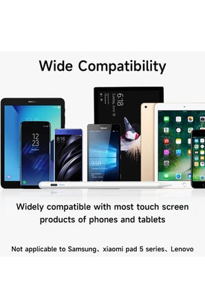 Çeşitli Tablet ve Telefonlar İçin Uyumlu Temassız Dokunmatik Kalem, Hassas Kontrol Sağlar