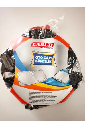 Miflonlu Katlanır Oto Ön Cam Güneşliği 150x70cm Güneş Koruyucu Yazlık Araç Aksesuarı