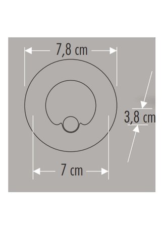 CATA CT 5174 1.5W Radar Sensörlü Koridor Aydınlatması 6400K Beyaz Işık
