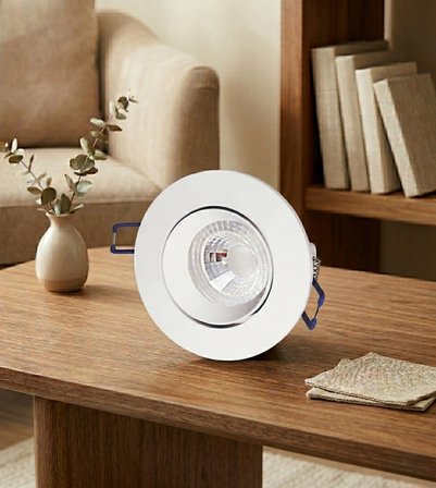 CATA CT 5256 Beyaz Kasa Led Spot 8W 3200K Gün Işığı