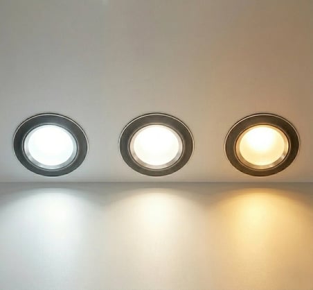 NOAS YL38 0530 Siyah Kasa Led Spot 5W 3 Renkli