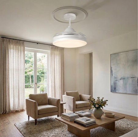 Eco Lounge CATA CT 1156 Dolunay 72W Fanlı Kumandalı Led Ampul 3 Renk