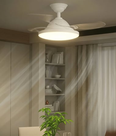 Eco Lounge CATA CT 1156 Dolunay 72W Fanlı Kumandalı Led Ampul 3 Renk
