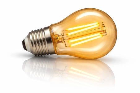 Eco Lounge 1 adet KENDAL KES603 Led Rustik Ampul 6W Amber Işık E27 Duy