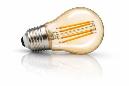 Eco Lounge 1 adet KENDAL KES603 Led Rustik Ampul 6W Amber Işık E27 Duy