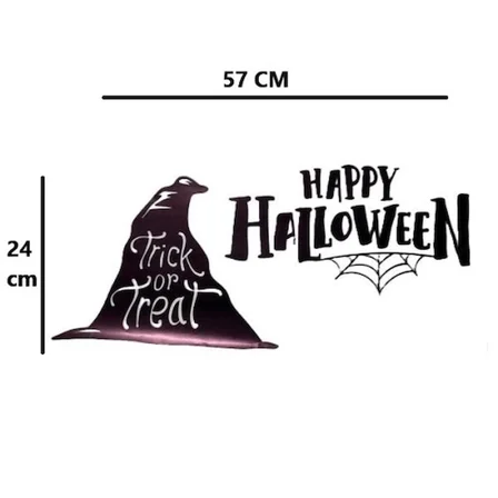Happy Halloween Temalı Duvar Stickerı