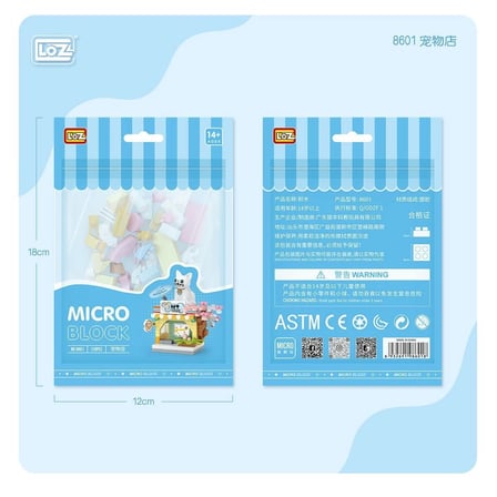 LZ8601 LOZ Blok Oyuncak Mini Poşet -life