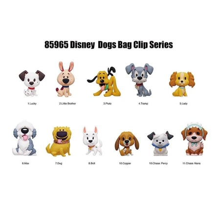 Disney Köpekleri Klipsli Figür Seri 62