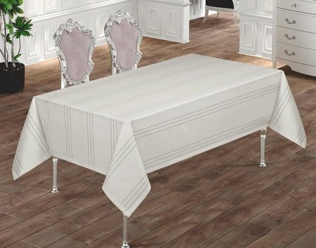 Eco Lounge Dertsiz Masa Örtüsü 160x220 Krem