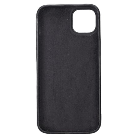 Apple iPhone 15 Plus Uyumlu Deri Arka Kapak ROCK RST1