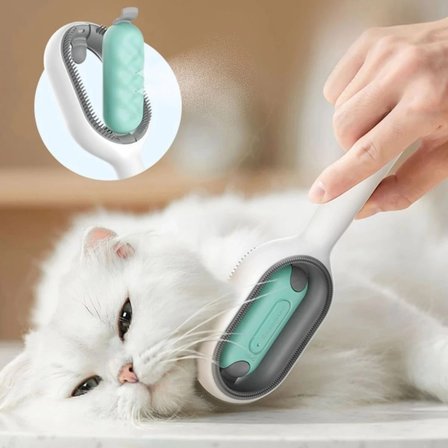 Su Hazneli Kedi ve Köpek Tüyü Toplamama Fırçası Su Hazneli Pet Tarağı - 1 Adet Stokta Olan Renk Gönd