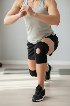 Çapraz Bağlı Patella Destekli Diz Korsesi Menisküs ve Sporcu Kullanımı İçin