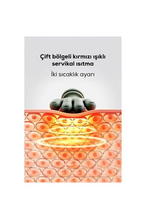 El Şeklinde Isıtmalı Taşınabilir Boyun Sırt Omuz Masaj Cihazı Şarjlı Konfor Modeli