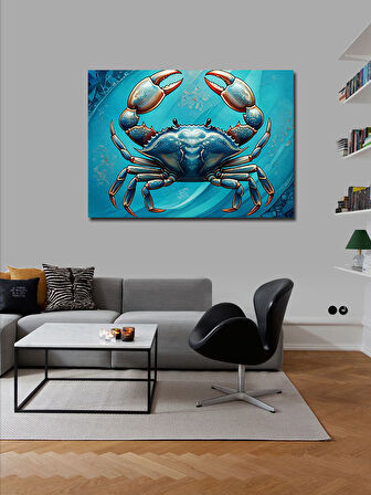 Kanvas Tablo Yengeç Burcu 50cmx70cm