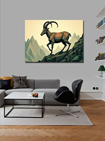 Kanvas Tablo Oğlak Burcu 50cmx70cm