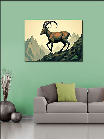 Kanvas Tablo Oğlak Burcu 50cmx70cm