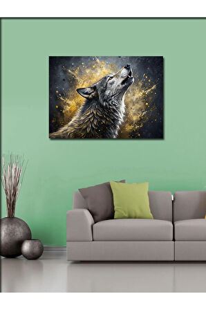 Kanvas Tablo Bozkurt