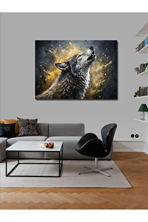 Kanvas Tablo Bozkurt