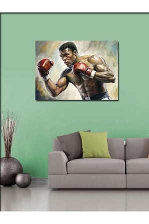 Kanvas Tablo Muhammed Ali Boksör