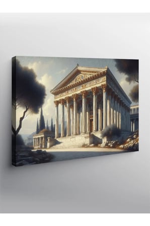 Kanvas Tablo Athenaion Athena Tapınağı