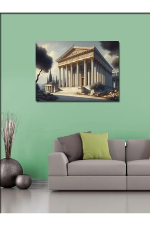 Kanvas Tablo Athenaion Athena Tapınağı