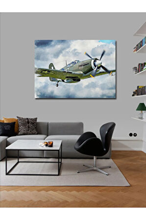 Kanvas Tablo İkinci Dünya Savaşı Uçağı