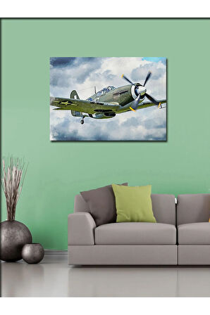 Kanvas Tablo İkinci Dünya Savaşı Uçağı