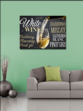 Kanvas Tablo Şarap Posteri Çeşitleri