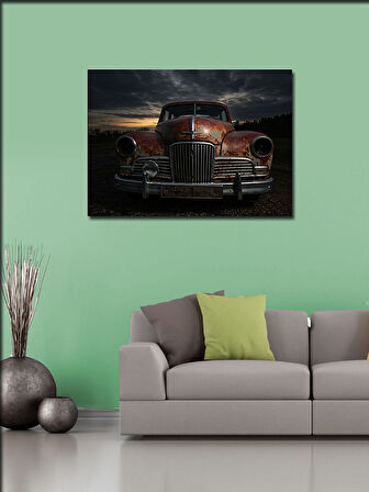 Kanvas Tablo Eski Klasik Araba