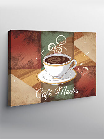 Kanvas Tablo Cafe Mocha Posteri