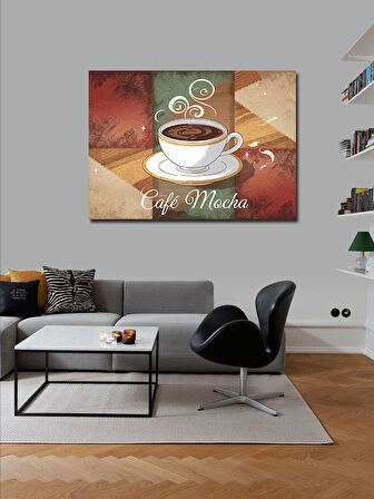 Kanvas Tablo Cafe Mocha Posteri