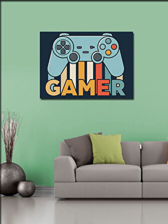 Kanvas Tablo Gamer Kontrolcü Posteri