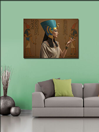 Kanvas Tablo Nefertiti Kraliçe Portresi