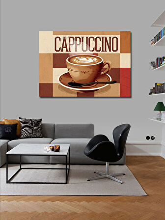 Kanvas Tablo Cappuccino Keyfi